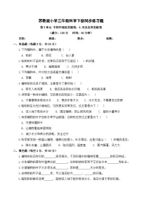 小学科学9 形态各异的植物优秀同步达标检测题