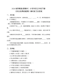 小学科学苏教版（2024）三年级下册（2024）9 形态各异的植物课时练习
