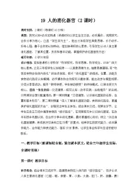 科学苏教版（2024）19 人的消化器官教学设计