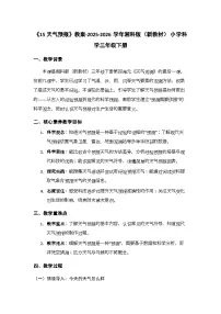 小学科学湘科版（2024）三年级下册（2024）15 天气预报教案