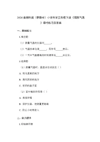湘科版（2024）三年级下册（2024）16 观测气温综合训练题