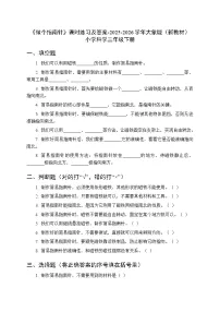 小学科学大象版（2024）三年级下册（2024）3 做个指南针习题