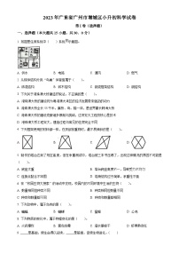 2022-2023学年广东省广州地区教科版六年级下册期末考试科学试卷（原卷版）-A4