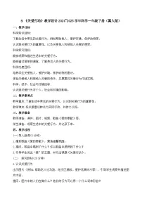 冀人版（2024）一年级下册（2024）关爱行动教学设计