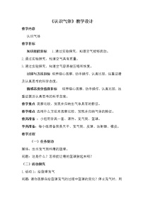 小学科学15 认识气体教案及反思
