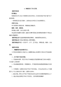 小学科学教科版六年级下册2、物质发生了什么变化教案