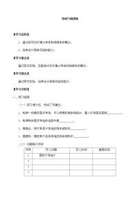 小学科学4 导体与绝缘体导学案及答案