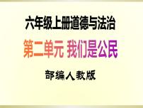 小学政治思品人教部编版六年级上册(道德与法治)第二单元 我们是公民4 公民的基本权利和义务教学ppt课件