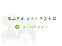 政治 (道德与法治)五年级下册4 我们的公共生活图文课件ppt