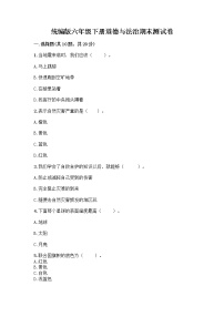 统编版六年级下册道德与法治期末测试卷含答案【基础题】 (4)