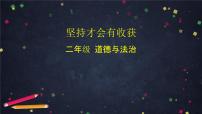 小学政治 (道德与法治)人教部编版二年级下册15 坚持才会有收获备课课件ppt