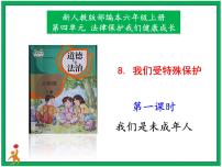 人教部编版六年级上册8 我们受特殊保护集体备课ppt课件