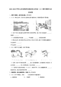 山东省菏泽市成武县2022-2023学年 五年级（上）期中道德与法治试卷