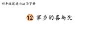 小学政治 (道德与法治)人教部编版四年级下册12 家乡的喜与忧教学ppt课件