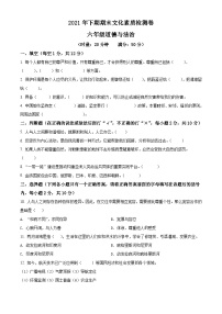 【小升初真题卷】2020-2021学年湖南省娄底市娄星区部编版六年级下册期末考试道德与法治试卷（原卷版+解析版）