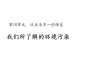 政治 (道德与法治)人教部编版10 我们所了解的环境污染课文配套课件ppt