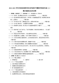 河南省南阳市卧龙区新时代精英学校2022-2023学年四年级上学期期末考试道德与法治试题