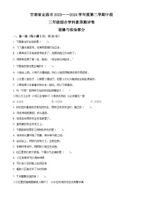 2023-2024学年甘肃省定西市统编版三年级下册期中综合素养测评道德与法治试卷（原卷版+解析版）