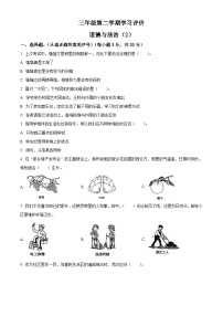 2023-2024学年山东省济宁市金乡县统编版三年级下册期中考试道德与法治试卷（原卷版+解析版）