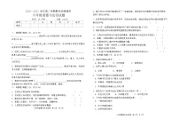 山东省聊城市东昌府区多校联考2022-2023学年六年级下学期期末道德与法治试卷