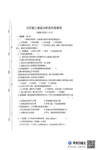 湖南省常德市澧县2024-2025学年五年级上学期期中考试综合（道德与法治+科学）试题