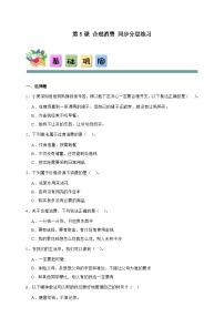 政治 (道德与法治)5 合理消费精品练习