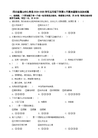 四川省眉山市仁寿县2024-2025学年五年级下学期6月期末道德与法治试题