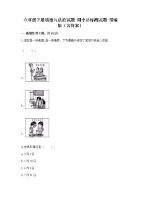 六年级下册道德与法治期中达标测部编版（含答案）