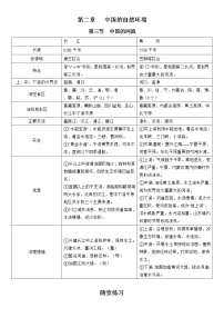 初中地理湘教版八年级上册第二章 中国的自然环境第三节 中国的河流学案