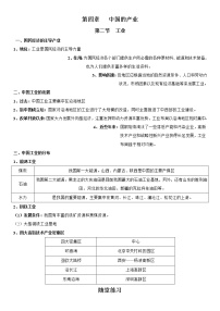 2020-2021学年第二节   工业导学案