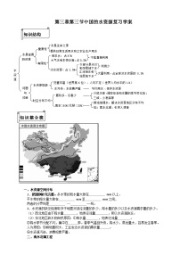 初中地理第三节   中国的水资源精品学案