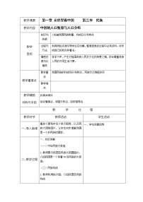 鲁教版 (五四制)七年级上册第三节 民族教案设计