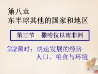 人教版 (新课标)七年级下册第三节 撒哈拉以南的非洲示范课课件ppt