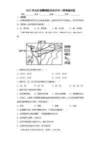 2022年山东省聊城临清市中考一模地理试题(word版含答案)