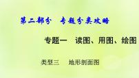 湘教版中考总复习35专题1读图用图绘图专题分类攻略类型3地形剖面图课件