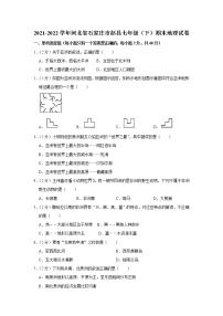 河北省石家庄市赵县2021-2022学年七年级下学期期末地理试卷 (word版含答案)