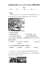 安徽省宿州市泗县2021-2022学年七年级上学期期末地理试题(含答案)