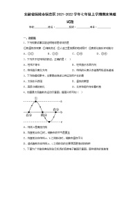 安徽省铜陵市铜官区2021-2022学年七年级上学期期末地理试题(含答案)