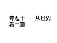 中考地理复习中考地理二轮复习配套专题复习专题十一 从世界看中国复习课件