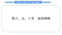 商务星球版八年级地理下第十章我国的海洋国土第八、九、十章知识网络习题课件