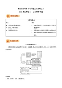 中考地理三轮冲刺过关  查补易混易错点  专题11  从世界看中国