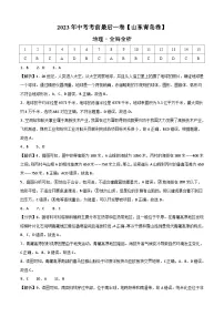 地理(山东青岛卷)2023年中考考前最后一卷(全解全析)
