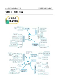 世界初中地理分区——2023年会考初中地理考前教材梳理必背知识点