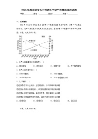 2023年海南省省东方市港务中学中考模拟地理试题（含解析）