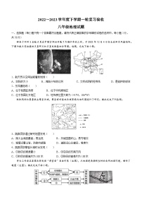 2023年山东省临沂市临沭县中考一模地理试题(无答案)