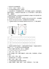 地理人教版七年级下期中测试题附答案解析