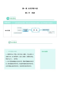 初中地理人教版 (新课标)八年级上册第一章 从世界看中国第三节 民族精品精练