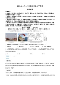 2023年山东省滨州市中考地理真题（含解析）