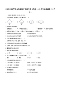 2023-2024学年山东省济宁市嘉祥县七年级（上）月考地理试卷（10月份）（含解析）