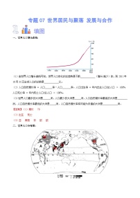 中国的交通【识图·速记】初中地理必备识图速记手册与变式演练 专题07 世界居民与聚落 发展与合作（解析版）